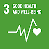 UN sustainable goals good health and wellbeing icon
