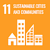 Un sustainable goals sustainable cities and communities icon