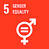 Un sustainable goals gender equality icon